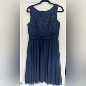 Jessica Howard Evenings navy blue dress size 12
